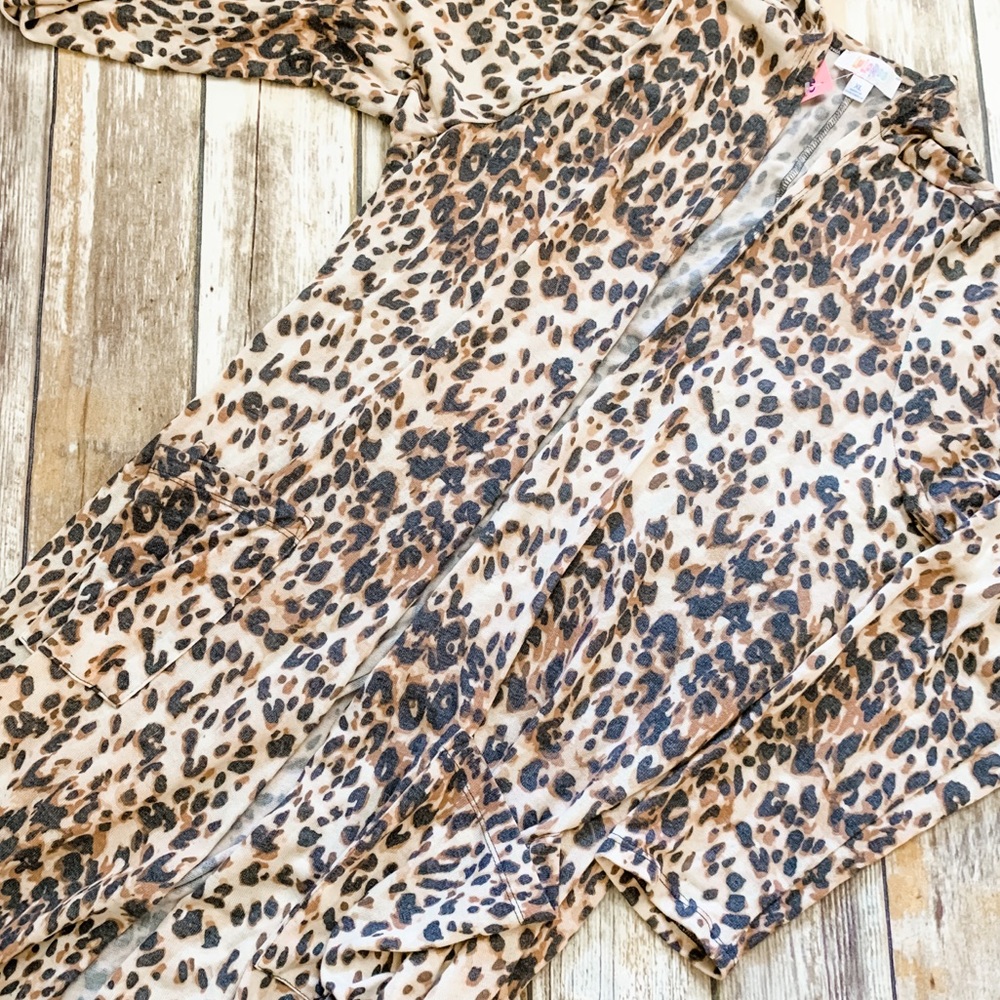 LuLaRoe Cheetah Sarah Cardigan